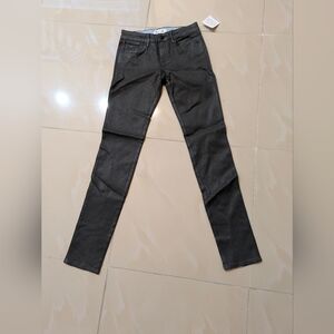 NWT Habitual Eve High Rise Skinny Black/ Slate Coated Pants.